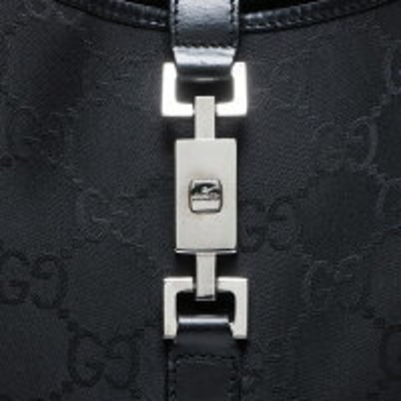 GUCCI GG canvas Jackie Handbag black - Picture 8 of 12